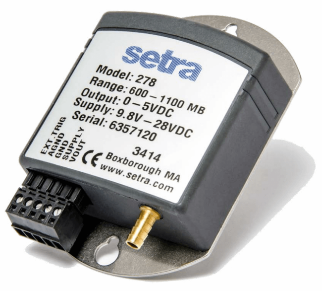 Setra Pressure Transducer, Model 278